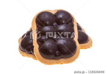 cookies with jam and chocolate 116926699