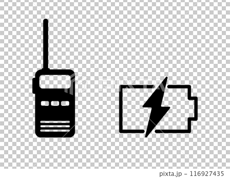 トランシーバー　充電　アイコン 116927435