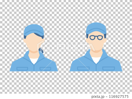 Livestock farmers wearing work clothes 116927575