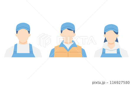 漁師など水産業者の男女 漁師など水産業者の男女 116927580