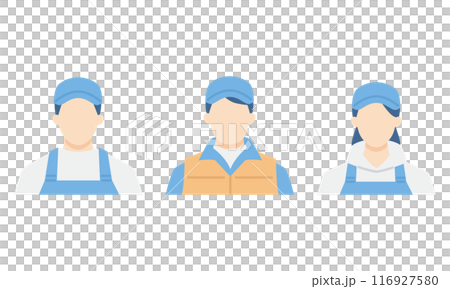 漁師など水産業者の男女 漁師など水産業者の男女 116927580