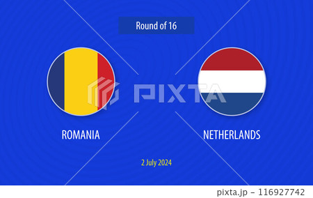 Romania vs Netherlands soccer scoreboard Europe tournament Romania vs Netherlands soccer scoreboard Europe tournament 116927742