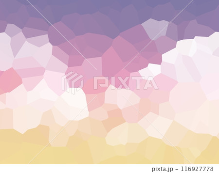 夕暮れのイメージ　ガラス　モザイク　背景 116927778