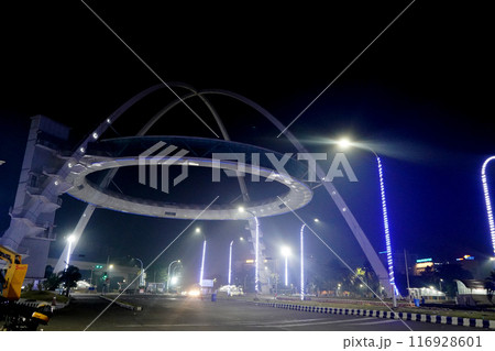 Hanging Restaurant at Kolkata Biswa Bangla Gate Newtown 116928601