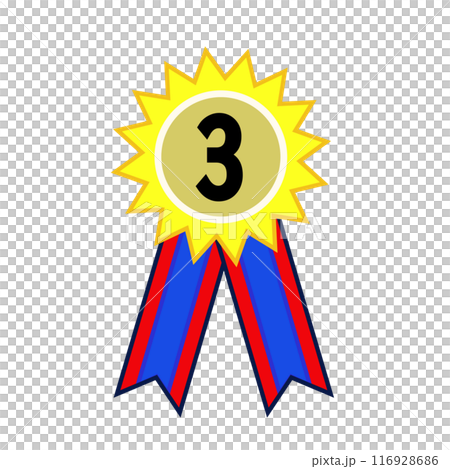 第三名絲帶插圖 116928686