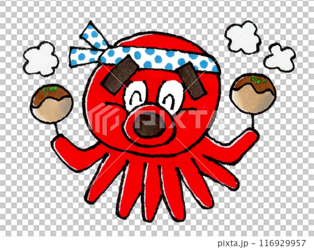 Octopus with takoyaki Octopus with takoyaki 116929957