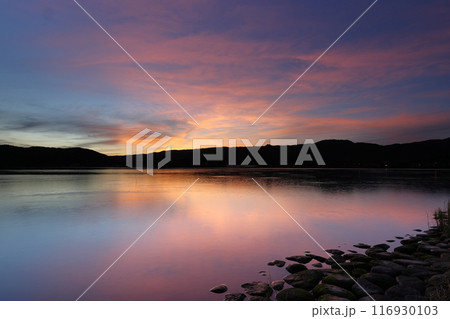 東郷池の朝景　2 116930103