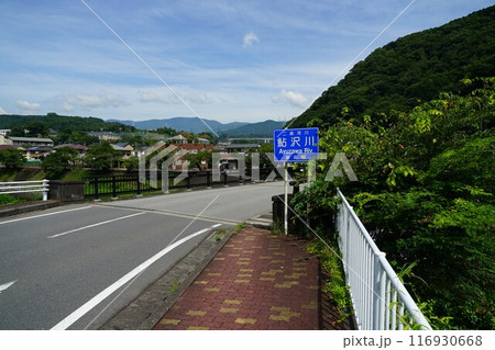 静岡県駿東郡小山町のJR御殿場線駿河小山駅周辺の風景 静岡県駿東郡小山町のJR御殿場線駿河小山駅周辺の風景 116930668