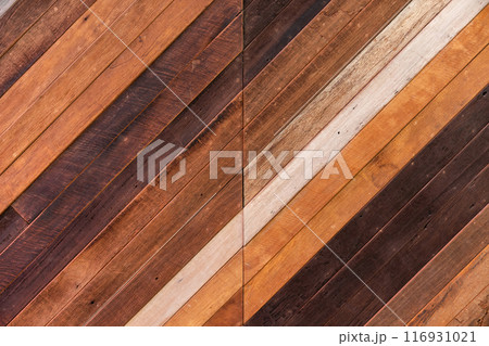 Wood plate background art pattern, colour palette shading arrangement. 116931021