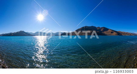 Yamdrok lake in tibet china 116933003
