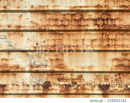 Background texture of scratched rusted steel Background texture of scratched rusted steel 116933182