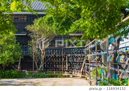 夏の半六庭園、風鈴かざり〈愛知県半田市〉 116934132