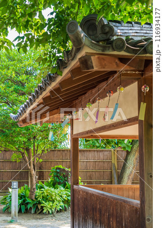 夏の半六庭園、風鈴かざり〈愛知県半田市〉 116934177