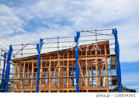 建築工事現場 116934301
