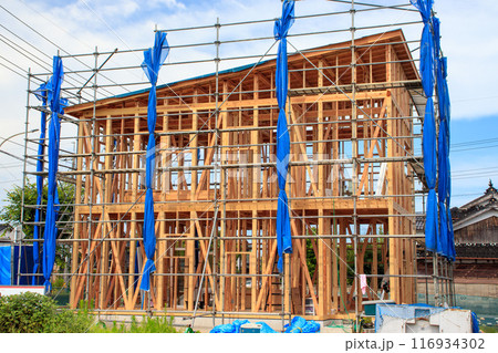 建築工事現場 116934302