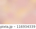 水彩のようなボカシ背景（ピンク色・オレンジ色） 116934339