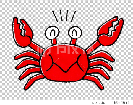 喜ぶカニ 116934656