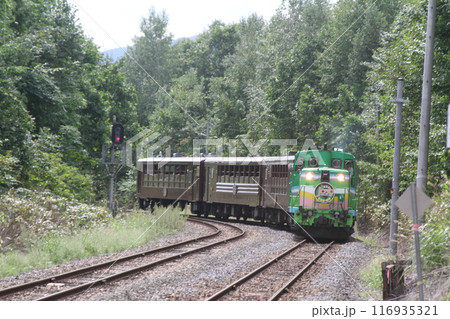 富良野線　ノロッコ号　美瑛駅 116935321