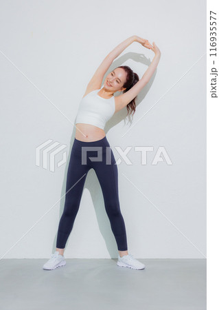 スポーツウェアの女性 スポーツウェアの女性 116935577