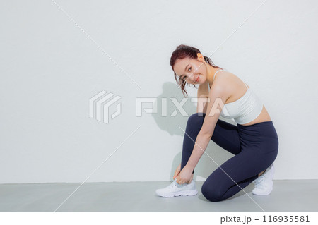 スポーツウェアの女性 116935581