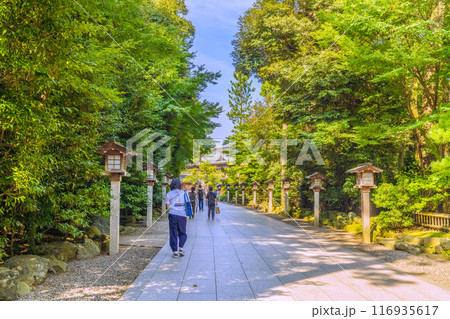日本の寒川都市景観 相模國一之宮 寒川神社・境内など望む=令和6年7月21日 日本の寒川都市景観 相模國一之宮 寒川神社・境内など望む=令和6年7月21日 116935617