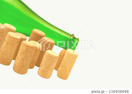 Wine corks,stoppers bottle. Old taste of pleasure Wine corks,stoppers bottle. Old taste of pleasure 116936098