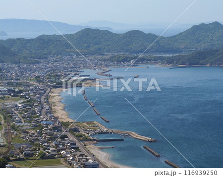 大坂峠展望台の風景【香川県東かがわ市】 大坂峠展望台の風景【香川県東かがわ市】 116939250