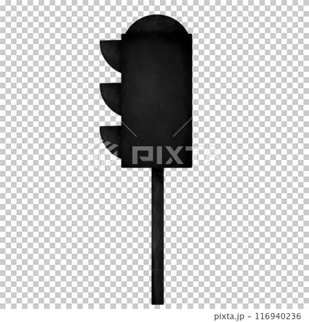 LED traffic lights showing red, amber or green lights. 116940236