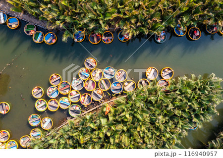Bay Mau coconut forest, Hoi An eco-tourism area, Quang Nam province, Vietnam 116940957