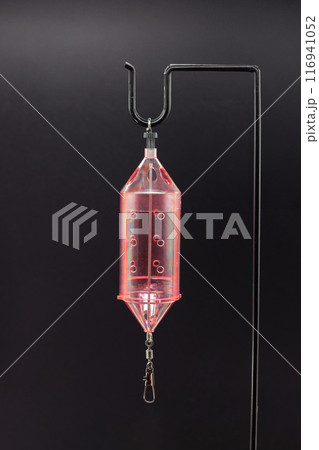 かご釣り用ロケット型軽量かご[吊り状態] 116941052