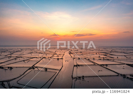 Aerial view of Chuon Lagoon,Thua Thien Hue, Vietnam 116941824