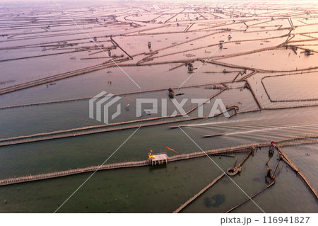 Aerial view of Chuon Lagoon,Thua Thien Hue, Vietnam 116941827