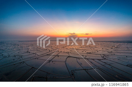 Aerial view of Chuon Lagoon,Thua Thien Hue, Vietnam 116941865