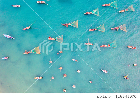 Aerial view of My Khe Beach - Top 6 beautiful beach in the World By Forbes Magazine. Aerial view of My Khe Beach - Top 6 beautiful beach in the World By Forbes Magazine. 116941970