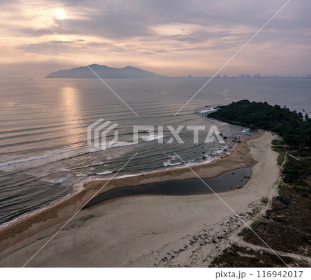 Nam O Beach, Da Nang Beach is a beautiful beach in Danang city , Vietnam. 116942017