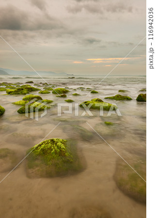 Nam O Beach, Da Nang Beach is a beautiful beach in Danang city , Vietnam. 116942036