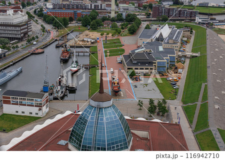 Bremerhaven at the weser river 116942710