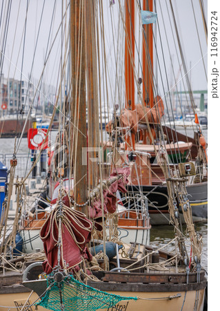 Bremerhaven at the weser river 116942724