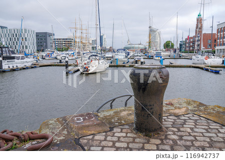 Bremerhaven at the weser river 116942737