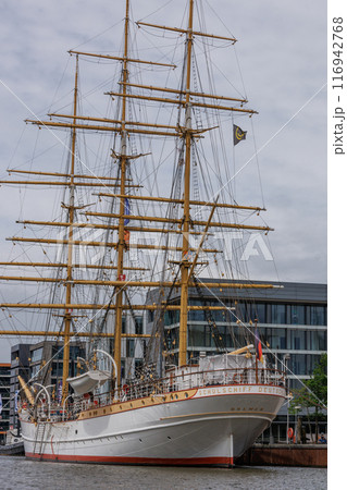 Bremerhaven at the weser river 116942768
