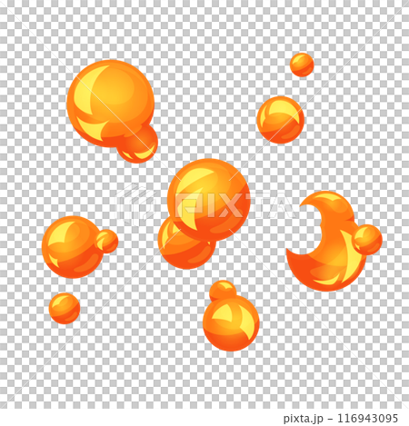 Cute explosion effect illustration 116943095