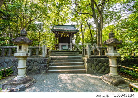 日本の寒川都市景観 宮山神社を望む(相模國一之宮 寒川神社末社)=令和6年7月21日 日本の寒川都市景観 宮山神社を望む(相模國一之宮 寒川神社末社)=令和6年7月21日 116943134