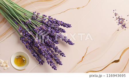Lavender background Marble pattern 116943695