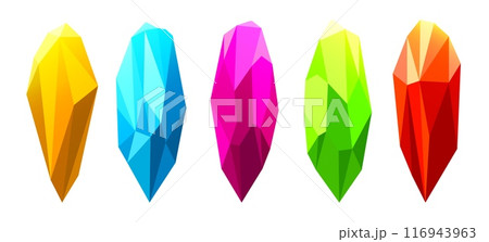 Raw gemstones set Raw gemstones set 116943963