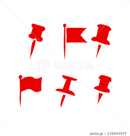 pin map market pointer set pin map market pointer set 116943975