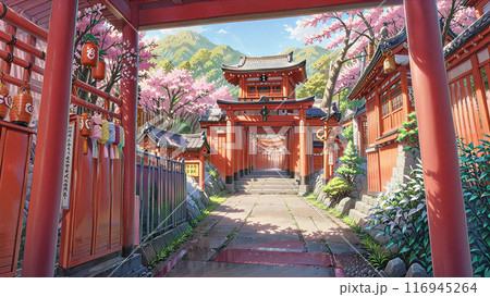 幻桜奇譚〜春風に舞う花びらと古都の残響 116945264