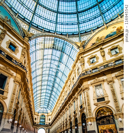 Glass arcade of Milan Gallery 116945542