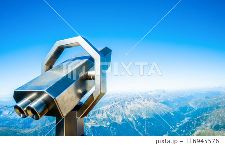 Binocular for observing in alpine mountains 116945576