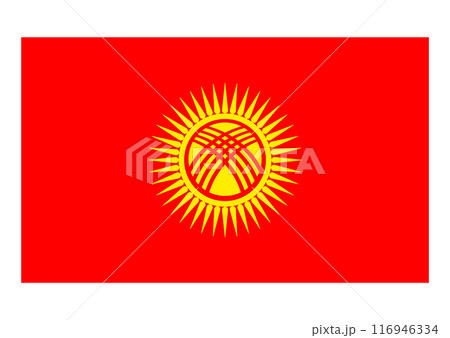国旗　キルギス 116946334