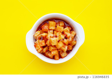 Daikon Kimchi. Tasty and spicy 116946835